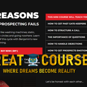 Buy 10 Reasons Your Prospecting Fails By Benjamin Dennehy