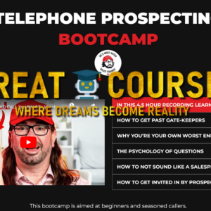Buy Telephone Prospecting Bootcamp By Benjamin Dennehy